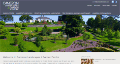 Desktop Screenshot of cameronlandscapes.com